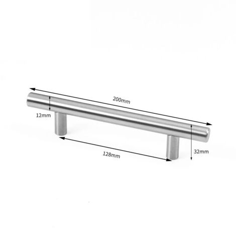 LONTAN 10 Pezzi Maniglie per Mobili Bianco Maniglie Cucina Distanza dei Fori 96mm Maniglie per Mobili da Cucina Maniglie Armadio Maniglie Mobile Bagno