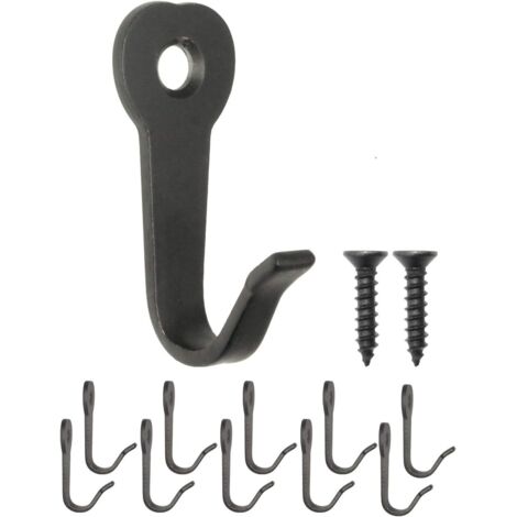 Fuxxer 5 Ganci Da Parete In Ferro Stile Vintage – 90 Mm, Color Oro/ottone, Per Guardaroba E Asciugamani