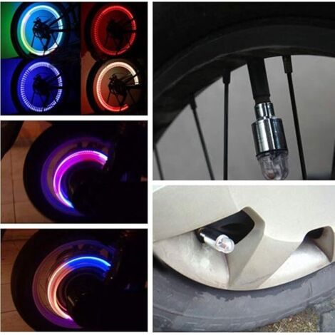 20 Tappi Per Valvole Bicicletta In Alluminio – Colore Rosso, Per Valvola Francese, Antipolvere