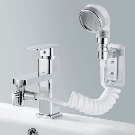 Rubinetto Doccia Per Letto Shampoo ANGGREK – Soffione Professionale Per Parrucchieri, Con Tubo Flessibile, Apertura 3,2-3,5 Cm - 2
