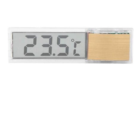 Termometro LCD Digitale Per Acquario 2 Pezzi - Sonda Per Temperatura Acqua Dolce E Marina -50°C/+70°C