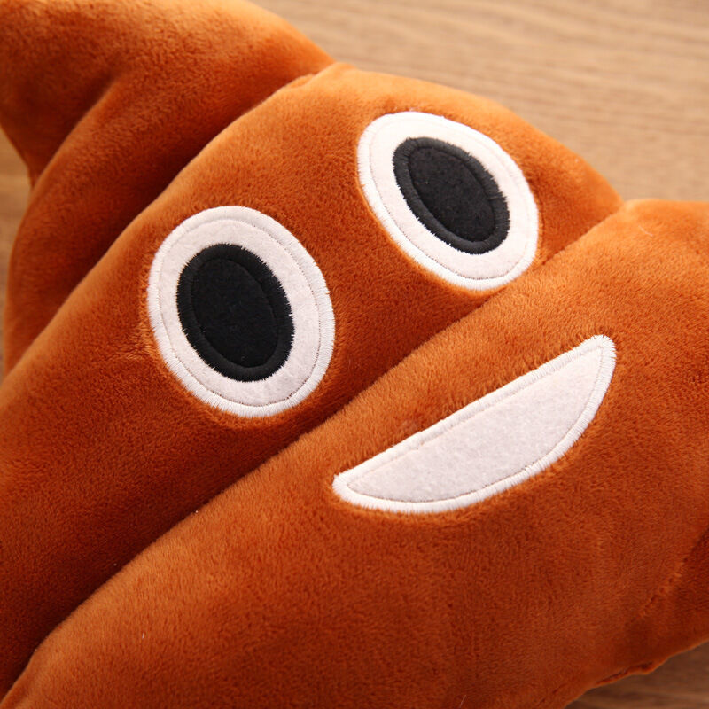 Cojín Emoji Caca Sonriente De Peluche – Almohada Divertida Y Suave Para Sofá, Regalo Original Para Niños Y Adultos, 35 Cm