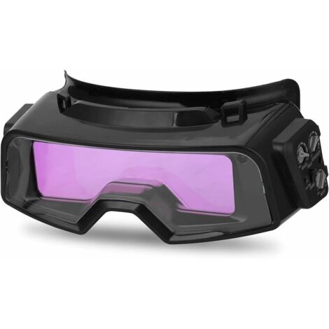 Máscara de gafas de soldadura con oscurecimiento automático, protección ocular de soldadura para TIG, MIG, MMA, gafas de soldadura profesionales (1/5)