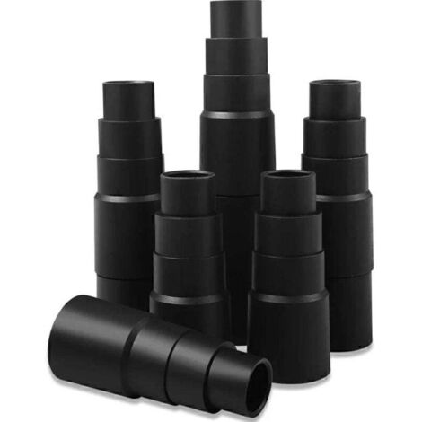 Adaptador de manguera de 6 piezas, adaptadores de manguera para aspiradora de 25 mm a 42 mm, adaptador de manguera para aspiradora, tapa de extremo de manguera para aspiradora, piezas de convertidor,  (1/5)