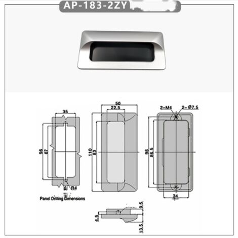 Tirador de acero inoxidable moderno y sencillo para puerta de armario, tirador largo para