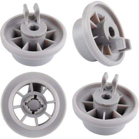 Ruedas para lavavajillas 165314 para cesta inferior, compatibles con lavavajillas Bosch, Siemens y Neff. Reemplazan AP2802428 y PS3439123 de Poweka (4 unidades). (1/5)