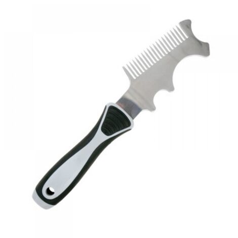 Espátula de acero inoxidable, herramienta de limpieza multifuncional para limpiar brochas y cepillos de rodillo. (1/5)
