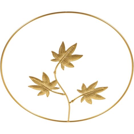Zhengy - 2 Piezas De Etal Para Decoración De Pared De Hojas De árbol