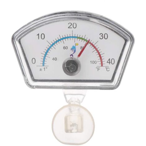 Termómetro para reptiles y acuarios de 0 a 40 grados Celsius, con ventosa para buceo y dial de temperatura, práctico y profesional. (1/3)