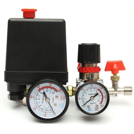 Regulador de presión del compresor de aire de 125 psi (1/5)