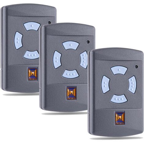 Mando a distancia de garaje HSM4 868 MHz, mando a distancia para puerta, repuesto para emisor manual Hörmann HSM 4, 868,3 MHz, 4 botones, alcance 30 m, con 3 pilas