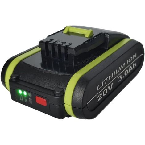 20 V 3,0 Ah/3000 mAh Li-Ionen-Akku Ersatz für Worx WA3551 WA3551.1 WA3553 WA3553.2 WA3641 Akku (1/5)
