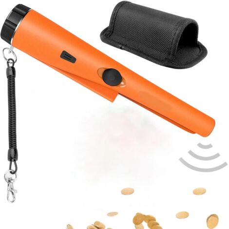 Metallzeiger, Metalldetektor, Zeigerteil, IP66, wasserabweisendes Teil, Pinpointer-Holster, Schatzsuche, Grabwerkzeug, Zubehör, Goldmünzen, Schatzsuche, Junior, Anfänger, Erwachsener (1/5)