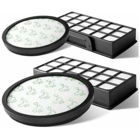 vhbw 10x filtro compatibile con Rowenta X-Trem Power Cyclonic RO6984EA, RO6993EA aspirapolvere - filtro pre-motore, filtro aria di scarico EPA