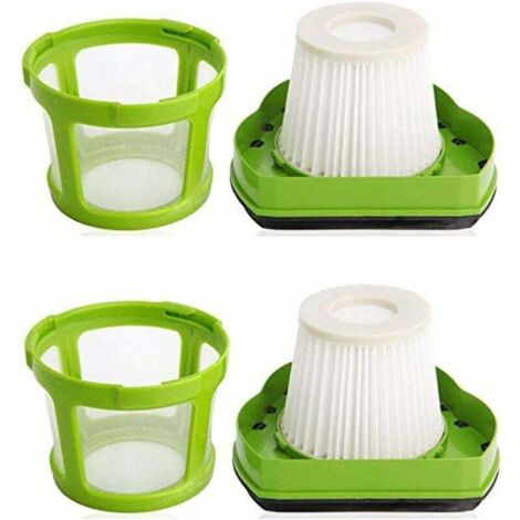 2er-Pack Ersatzfilter für Bissell 1782 Akku-Autostaubsauger 1608653 & 1608654