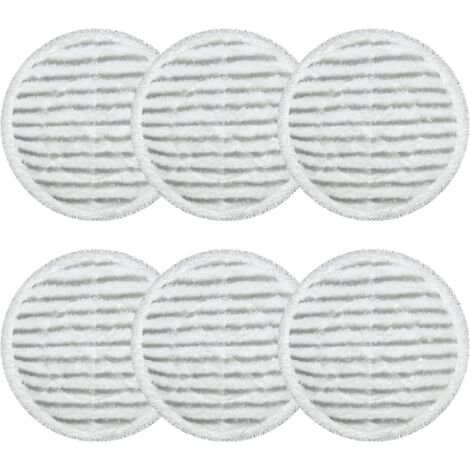 6er-Pack Ersatzpads für Shark Steam Mop S7000AMZ S7001 S7000 Serie, All-in-One Spin Steam und Scrub, waschbarer Hartbodenwischer