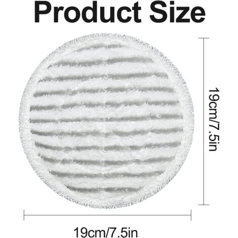 Produktbild von Ersatz-Mopp-Pads Für Shark S7000AMZ, S7001 & S6002EU – 4 Oder 8 Stück, Waschbar, Für Hartböden & Fliesen
