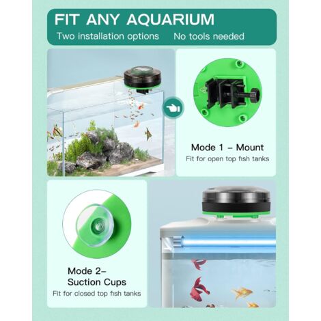 PODAZZ Mangiatoia Automatica Acquario, Distributori Automatici Di Cibo Per Pesci - 5