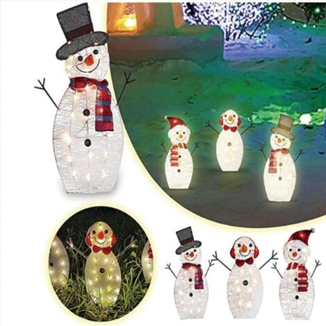 Set Di Decorazioni Natalizie Da Giardino 3 Pezzi Con In Legno - Cartelli Da Giardino Di E Natale, Per La Decorazione Di E Esterni - Patio, Prato E Giardino - 5
