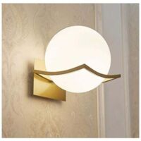 Lampada da parete, Lampada da parete per interni, Lampada da parete, Lampada da parete E27, Lampada da parete per camera da letto, Lampada da parete dorata, Oro (lampadina non inclusa)