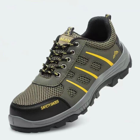 Zapatos de senderismo para hombre, zapatos de senderismo para mujer, zapatos de caza, transpirables, antigolpes, antipinchazos-45 (1/5)
