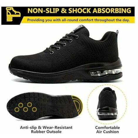 Zapatos De Seguridad Punta De Acero Hombre Miami T43 | Sodimac Falabella