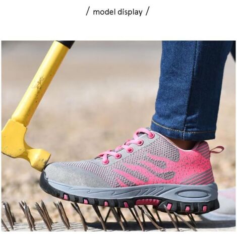 Zapatos de Seguridad para Hombre y Mujer, Zapatillas con Puntera