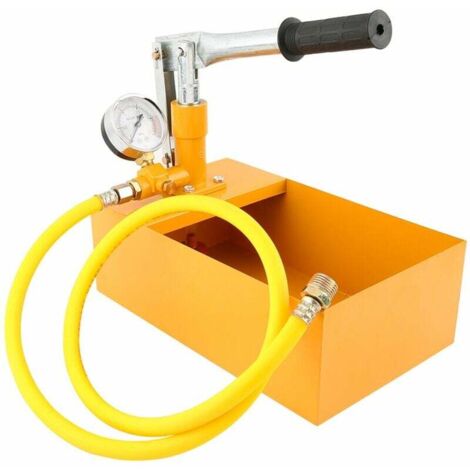 Máquina de bomba de prueba de probador de presión de agua hidráulica Manual de aluminio 2.5MPa 25KG con G1/2,AAFGVC (1/5)
