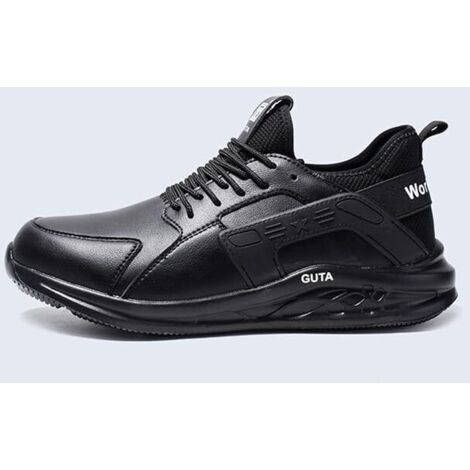 Zapatos de seguridad con punta de acero para el trabajo, ligeros, transpirables, a prueba de pinchazos, zapatos de seguridad para el trabajo para hombres y mujeres -39 (1/5)