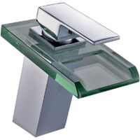 Grifo de fregadero creativo, control de temperatura caliente y fría, palanca de un solo orificio, grifo de cocina, grifo de lavabo de baño, grifo de lavabo de baño