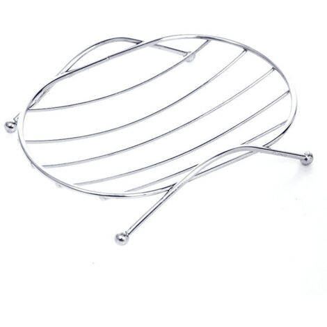 CCYKXA Seifenschalen aus Edelstahl, ovale Form, langlebiger Seifenhalter für Dusche, Badezimmer, Küche, 2 Stück (1/5)