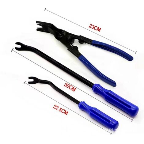 Blue Spot Set 11 Pezzi Per Rimozione Finiture Auto - Attrezzi Per Pannelli Porta E Cruscotti