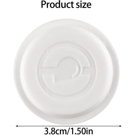 Set di 2 tappi terminali bianchi per battiscopa, H.11,5 x P.2 cm