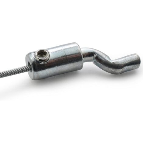 EMSea Kit De Mango Y Cable De Acelerador Para Cortacésped – 1.5 M De Cable, Compatible Con La Mayoría De Cortacéspedes Manuales, Puño De 8.2x6.2 Cm