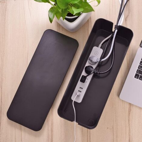 Caja Organizadora De Cables – 1 O 2 Piezas, Para Ocultar Regletas Y Ordenar Cables En Casa
