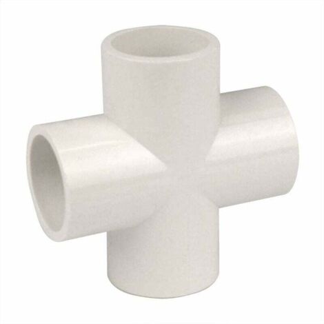 10 Stück 4-Wege-20-mm-PVC-Kreuzverbinder für den robusten Gewächshausrahmenbau (1/3)