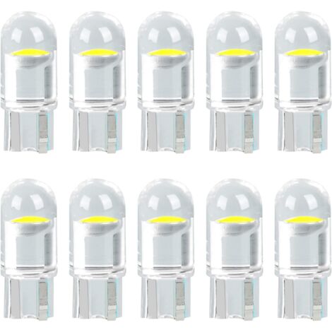 ANTEMOON T10 W5W LED Ampoules Canbus Sans Erreur 12V 6000K Blanc Super