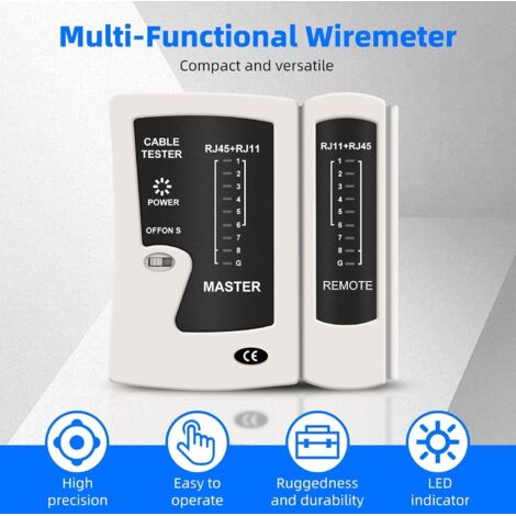 Jadeshay 5 In 1 Usb Kabel Tester RJ45 RJ11 BNC Kabelvinder Tracker Netwerk Tool