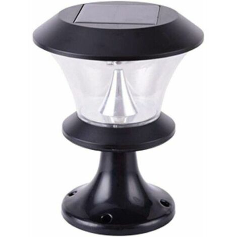8 LED-Yard-Villa-Landschaftsdekorative Pfostenleuchte für den Außenbereich, runde Solar-Säulenlampe, Gartentür-Wandleuchte, Pfostenleuchte für den Außenbereich, Rasenansicht, Innenhof, Villa, Außenpfo (1/5)