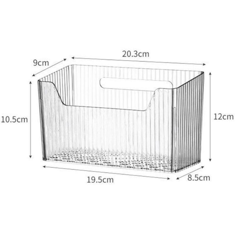 Set di 2 organizer autoadesivi bianchi per ante di armadietti da cucina, adatti per armadietti, bagni, frigoriferi, piccoli oggetti | Leroy Merlin
