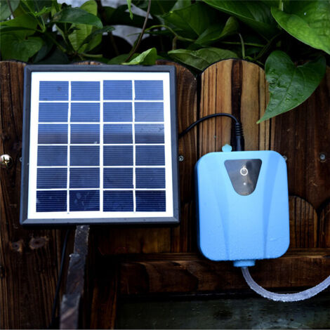 Aeratore Solare Per Laghetto Andoer – Pompa Ossigeno Galleggiante Con Batteria, Tubo E Pietra Porosa, Silenzioso