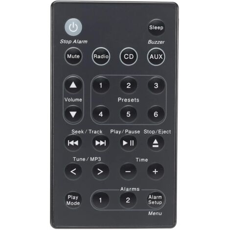 Telecomando Universale Sostitutivo Bose Per Sistema Radio Musicale Bose Sound Touch Wave Generazioni 1 2 3 E 4 Batterie Non Incluse Nero 88456994