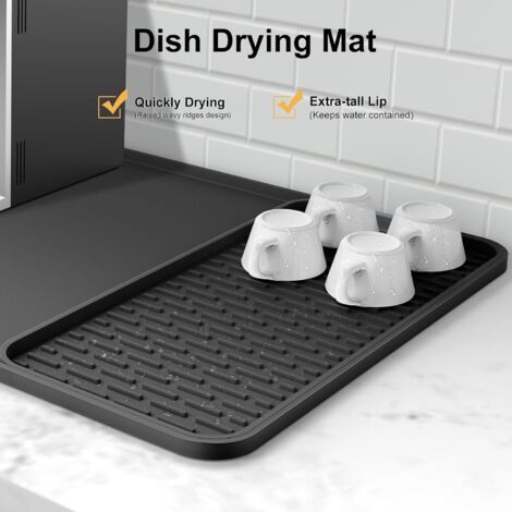 Accessorio Barista Per Distribuzione Polvere Tappetino Per Caffè Espresso NEOUZA - In Silicone Alimentare, Doppia Fessura, Antiscivolo, Lavabile In Lavastoviglie Cicoria Per Moka