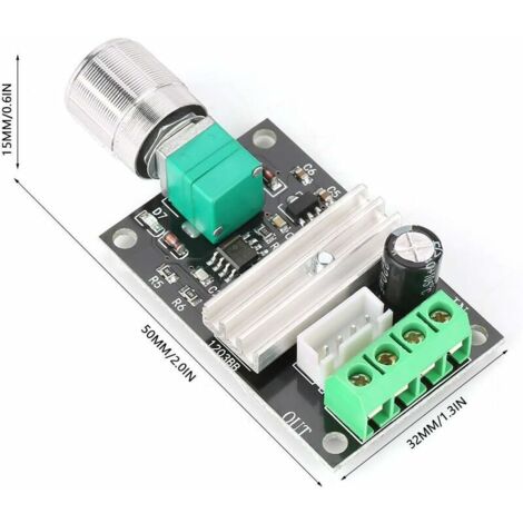 DC 6V-90V 15A Regolatore Di Velocà Del Motore DC - Foto 3