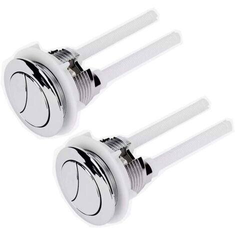 BlesConi per Sistema di Scarico WC, Kit di Ricambio con Valvola a Doppio Scarico Regolabile in Materiale PP, Compatibile con Cassette Standard