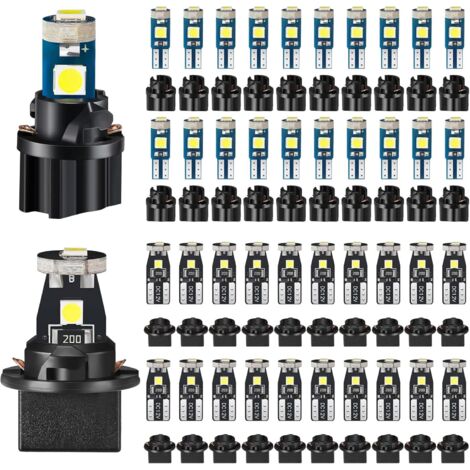 40 lampadine a LED T5 T10 per cruscotto auto con attacco rotante per luci interne auto, indicatore di cruscotto, luce di cortesia (1/5)