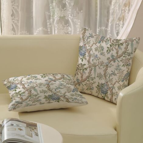 Set di 2 federe lino verde kaki 50x70 cm Camille | Maisons du Monde