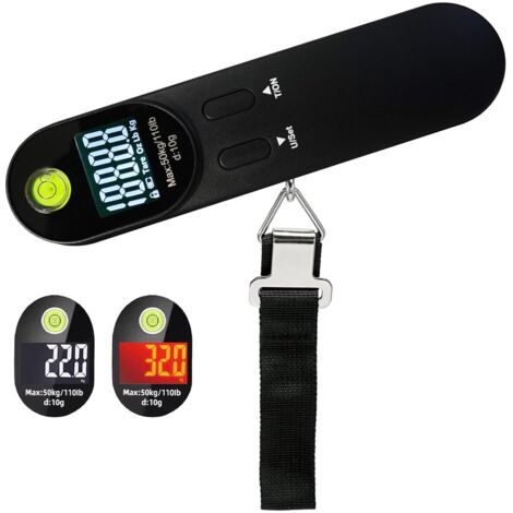 Bilancia - Pesa Valigia Portatile digitale da viaggio display LCD