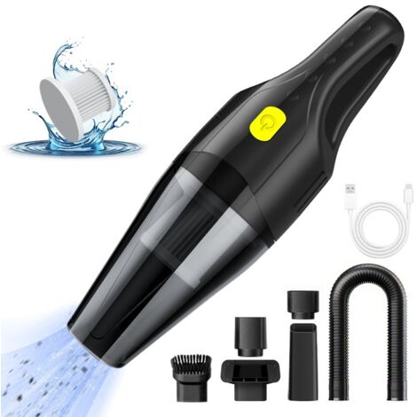 Aspirapolvere Portatile Senza Fili 120W – Compatibile Con Batterie Dewalt 20V Max, 8KPa, Contenitore 600ml, Per Casa E Auto
