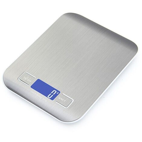 Bilancia Da Cucina Digitale Oro Rosa | Capacità 10kg, Precisione 1g | Display LCD, Funzione Tara | In ABS E Acciaio Inox